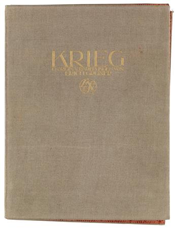 (GERMAN EXPRESSIONISM.) Gruner, Erich. Krieg.